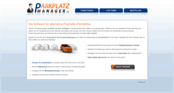 Desktop Screenshot of parkplatzmanager.de