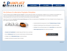 Tablet Screenshot of parkplatzmanager.de